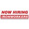 Signmission Now Hiring Ironworkers Banner Apply Inside Accepting Application Single Sided B-72-30263 - alternate 1